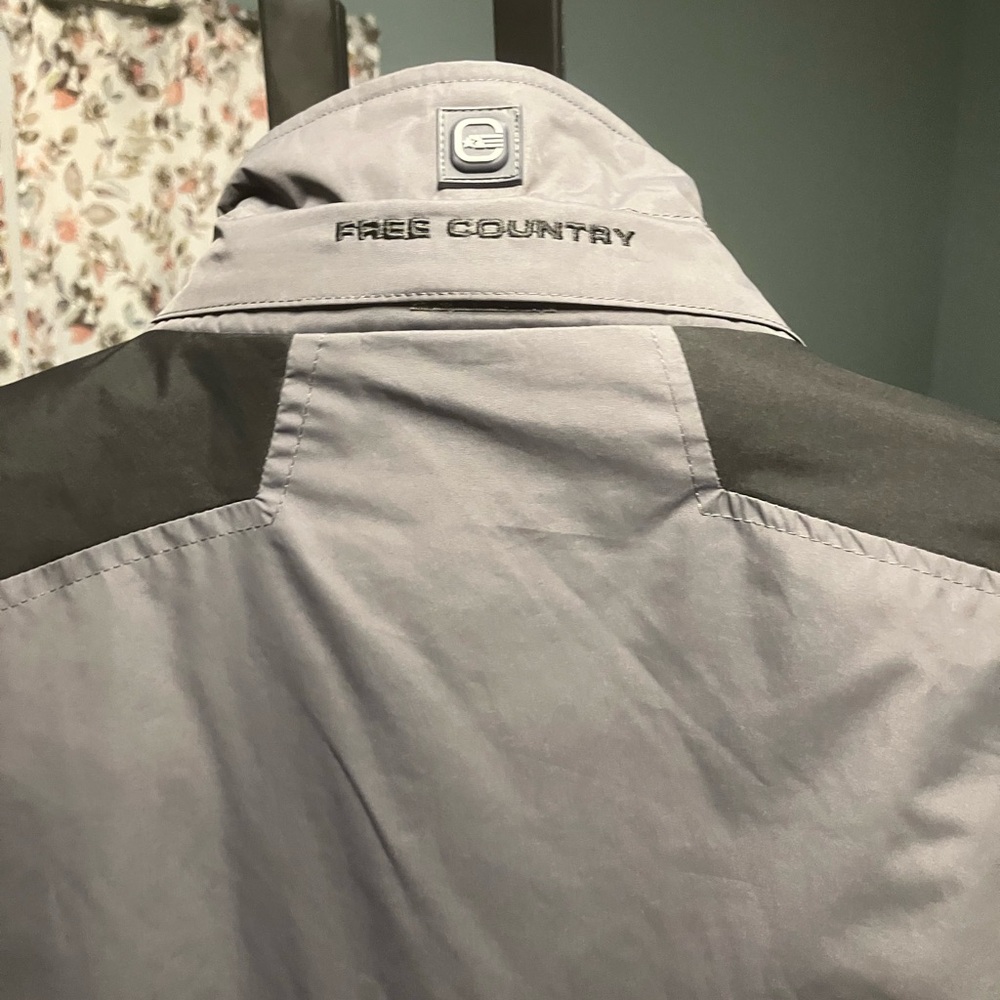 Free Country XXL Insulated Winter Jacket Gray Black Ski Snow Coat - Picture 5 of 9